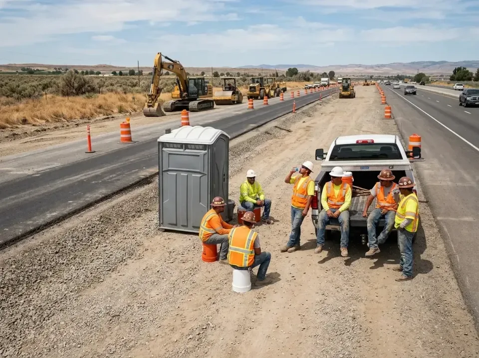 highway-road-construction-crew-007 — frequently asked questions, Porta Potty and Restroom Rentals in Marietta, OK